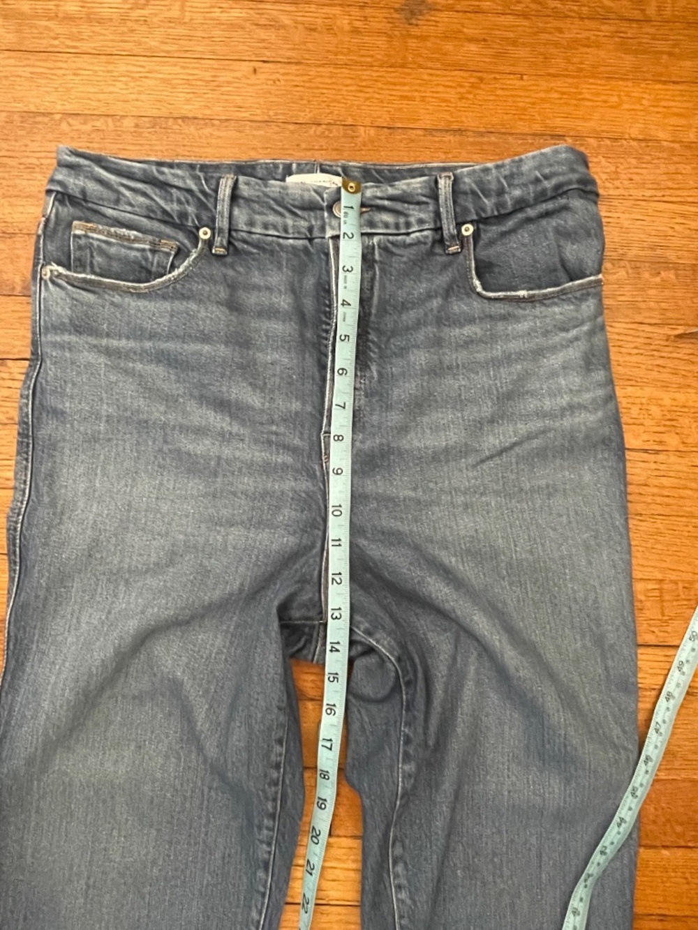 Good American Good Curve Straight Jeans Indigo - Picture 7 of 10
